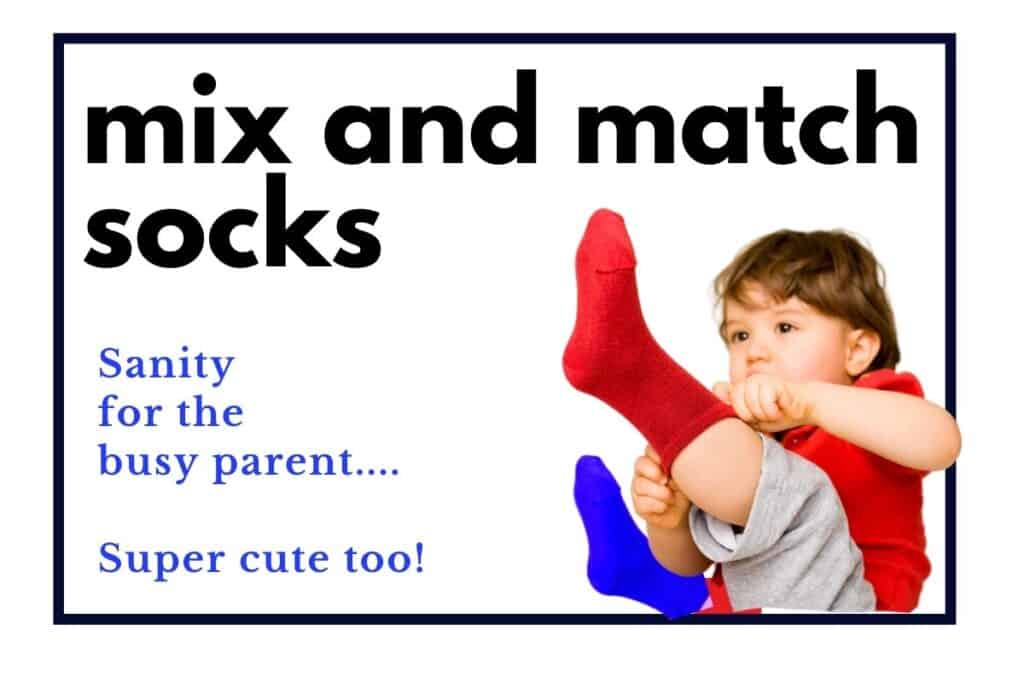 Mix and match socks