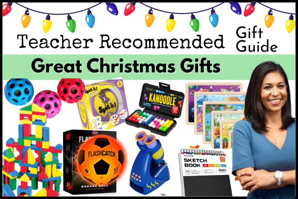 Teacher Recommended Gift Guide. Great Vhristmas Gifts from OneMillionandOne.com