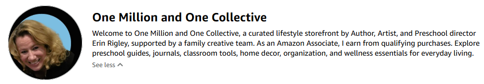 One Million and One Collective Amazon StoreFront Bio